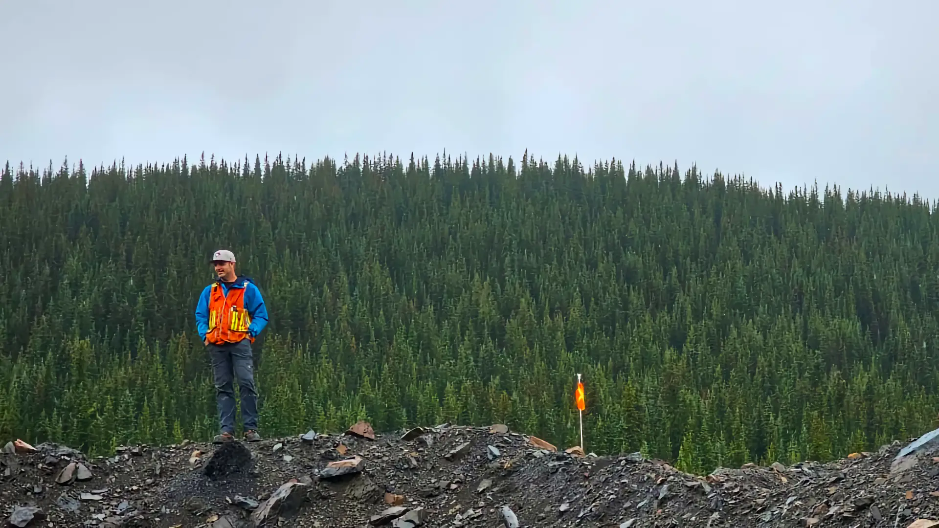 Survey crew on a northern site